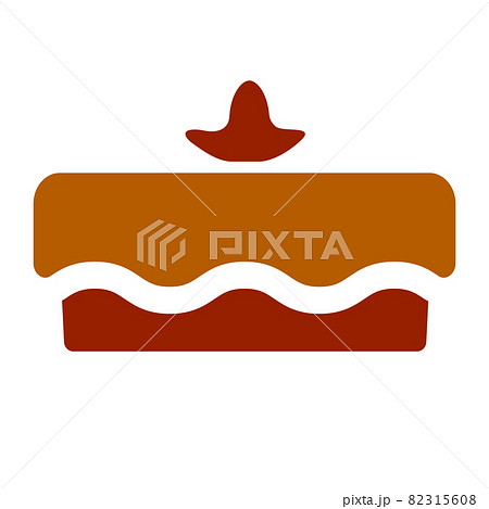 minimal colorful tart icon 82315608