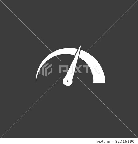 Speed, speedometer icon. Vector illustration, flat design Speed, speedometer icon. Vector illustration, flat design 82316190
