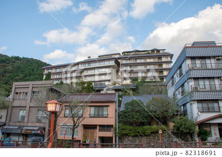 山陰・湯村温泉 温泉街 山陰・湯村温泉 温泉街 82318691