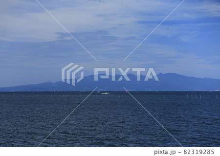 大牟田市 有明海 海苔畑 竿たて、 大牟田市 有明海 海苔畑 竿たて、 82319285