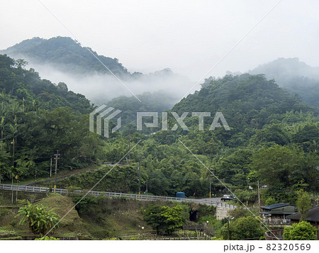 Jingtong village in morning in Jingtong,New Taipei City, Taiwan. Jingtong village in morning in Jingtong,New Taipei City, Taiwan. 82320569