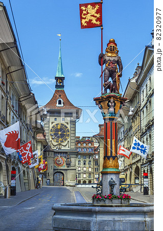 Zahringerbrunnen (Zahringen Fountain) in Bern, Switzerland Zahringerbrunnen (Zahringen Fountain) in Bern, Switzerland 82320977