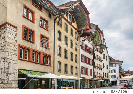 Street in Aarau, Switzerland 82321069