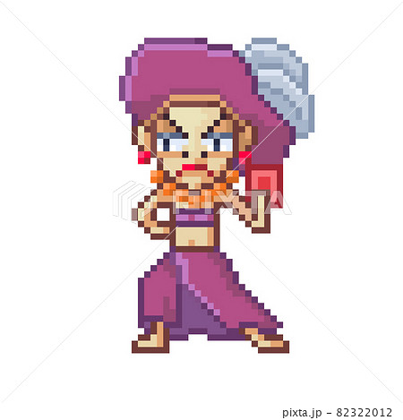 ピクセルアートのカリブの魔女 82322012