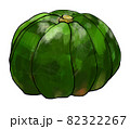 緑のカボチャのイラスト素材 82322267