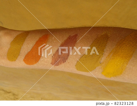 Multiple colors of natural clay from a brazilian beach 82323128