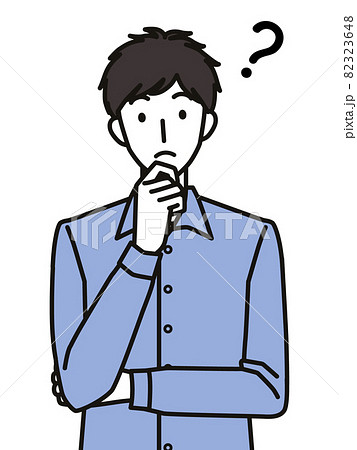 考える男性 考える男性 82323648