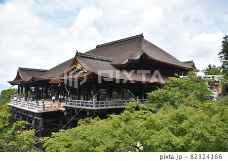 夏の清水寺　清水の舞台　 82324166
