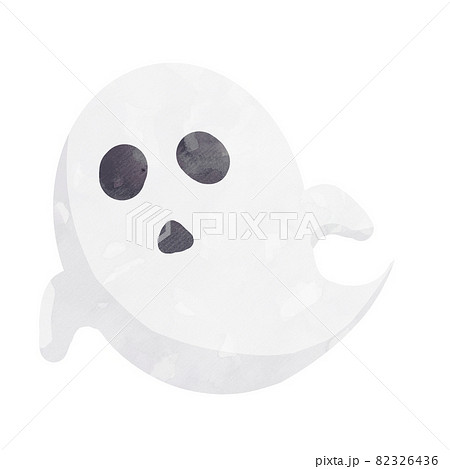 ハロウィンおばけ水彩風 82326436