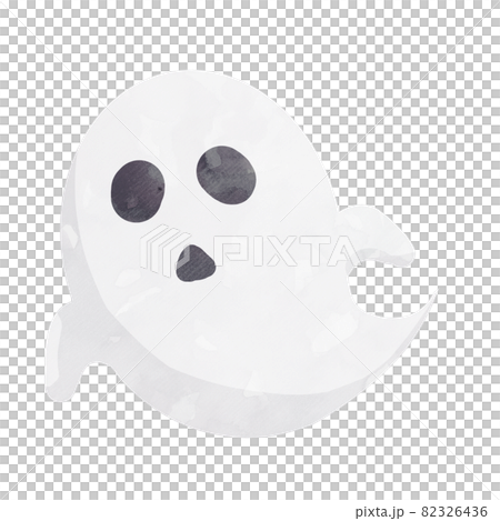 ハロウィンおばけ水彩風 82326436