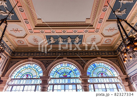 interiors of Villa Vizcaya, Miami, Florida, usa 82327334