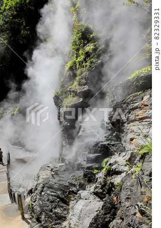 小安峡 大噴湯遊歩道 小安峡 大噴湯遊歩道 82329331