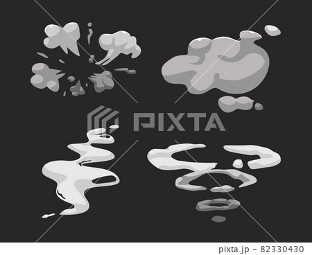 Cartoon Smoke and Fog Clouds, Comic Boom Steaming Effect, White Aroma or Toxic Steaming Vapour, Dust Steam Elements Cartoon Smoke and Fog Clouds, Comic Boom Steaming Effect, White Aroma or Toxic Steaming Vapour, Dust Steam Elements 82330430