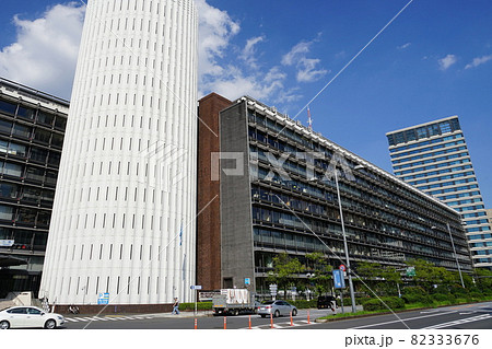 9月　千代田756毎日新聞社東京本社前･内堀通り 82333676