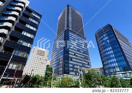 都市風景　東京　神田淡路町の街並み 82333777