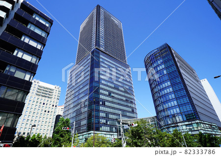 都市風景　東京　神田淡路町の街並み 82333786