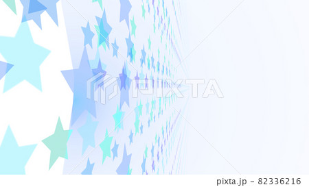 CGスター　多数の星形で構成された背景素材　光源あり 82336216