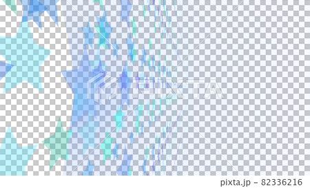 CGスター　多数の星形で構成された背景素材　光源あり 82336216