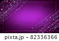 煌めく流星と紫の布地のエレガントな背景素材 82336366
