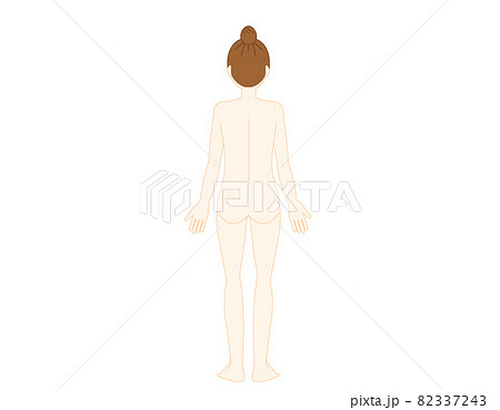 女性の全身イラスト 美容 ベクターイラスト 女性の全身イラスト 美容 ベクターイラスト 82337243