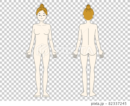 Full body woman - Stock Illustration [67071836] - PIXTA