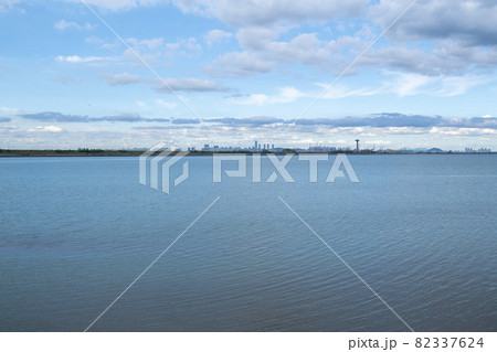 風景 湖 干拓地 82337624