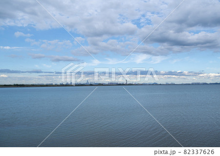 風景 湖 干拓地 82337626