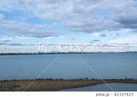 風景 湖 干拓地 82337627