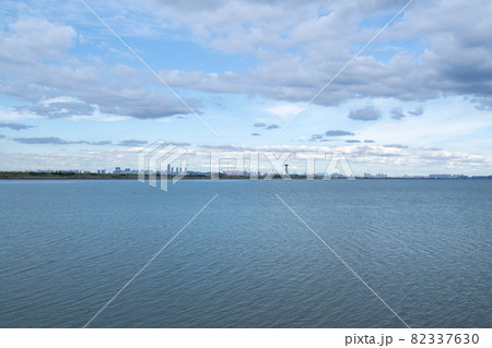 風景 湖 干拓地 82337630