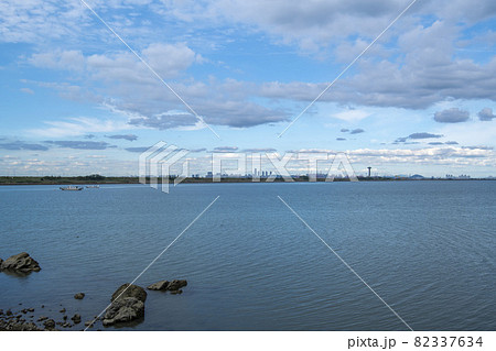 風景 湖 干拓地 82337634