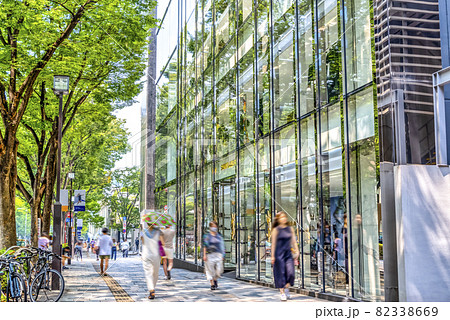 東京渋谷の都市風景 表参道 東京渋谷の都市風景 表参道 82338669