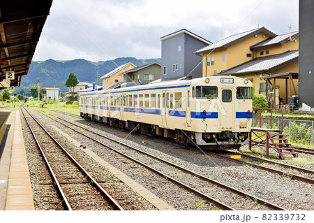豊肥本線　宮地駅構内の風景 82339732