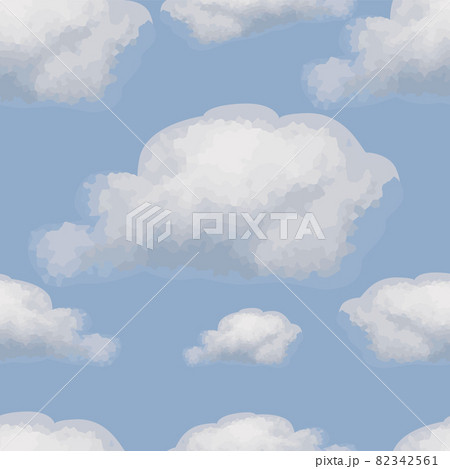 Clouds seamless background. Vector illustration Clouds seamless background. Vector illustration 82342561