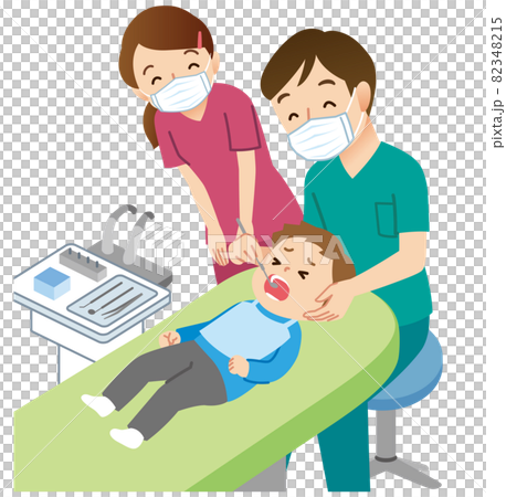 Children undergoing dental treatment Pediatric dentistry 82348215