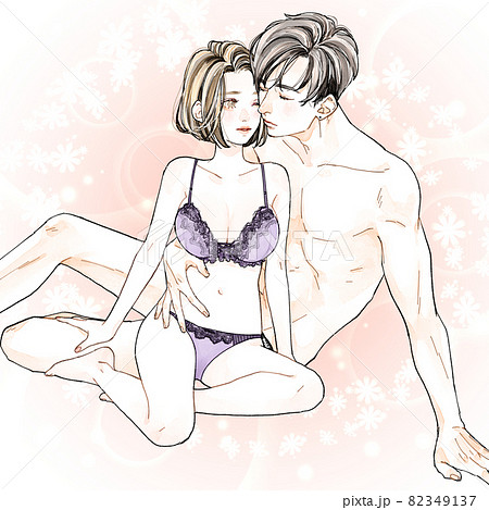 Love Love With Background Undressing Ver Stock Illustration