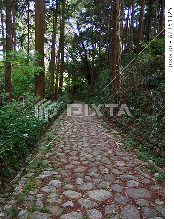 いにしえの石畳街道 82351325