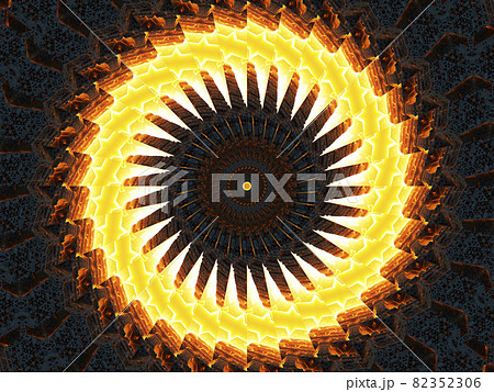 trippy spiral kaleidoscope shape, very perfect for batik pattern, bohemian, wall art, mirror frame, backdrop, carpet design, tapestry 82352306