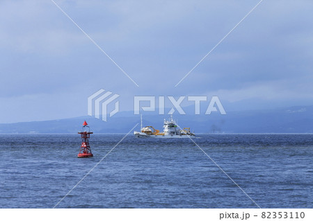 大牟田市　三池港　有明海清掃船、 82353110