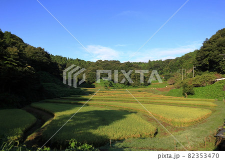 日本の棚田100選 石畑の棚田/栃木県茂木町 日本の棚田100選 石畑の棚田/栃木県茂木町 82353470