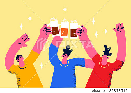 Celebrating holiday and party with beer concept 82353512