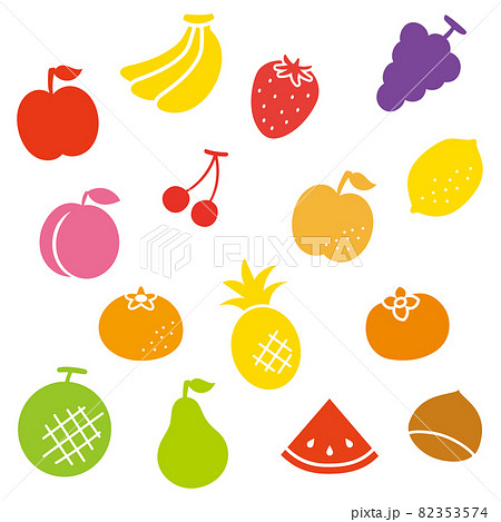 果物　アイコンセット 82353574