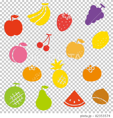 果物　アイコンセット 82353574