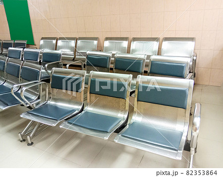 multiple colored chair stock on hospital for Patient on wetting room 82353864