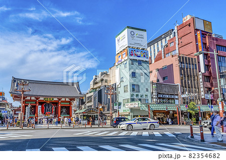 東京の都市風景 雷門 東京の都市風景 雷門 82354682