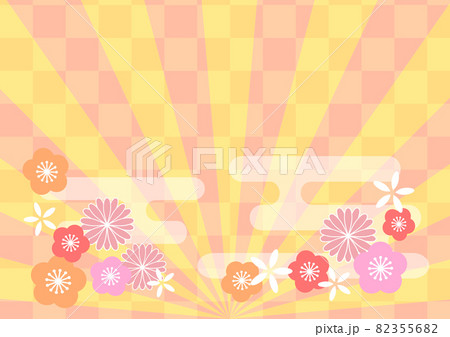 和柄の壁紙イラスト素材のイラスト素材 3556