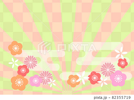 和柄の壁紙イラスト素材のイラスト素材