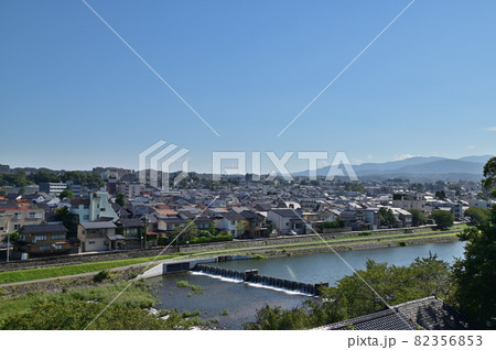 金沢市 犀川桜橋遠景 金沢市 犀川桜橋遠景 82356853