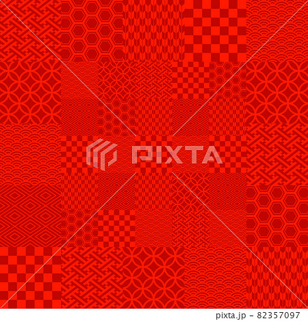 和柄の背景イラストイメージ 82357097