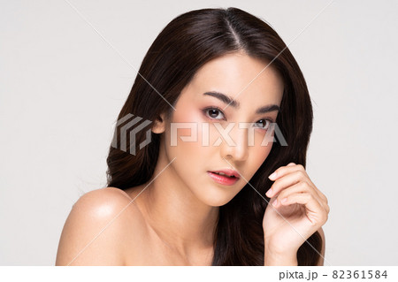 Beautiful Asian woman looking at camera smile with clean and fresh skin Happiness and cheerful with positive emotional,isolated on white background,Beauty and Cosmetics Concept Beautiful Asian woman looking at camera smile with clean and fresh skin Happiness and cheerful with positive emotional,isolated on white background,Beauty and Cosmetics Concept 82361584