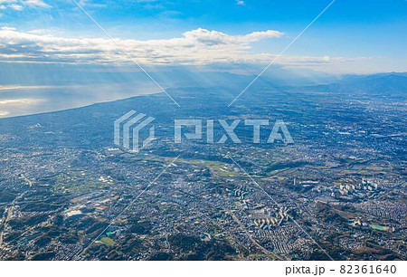 【風景】空撮　東京～神奈川 82361640